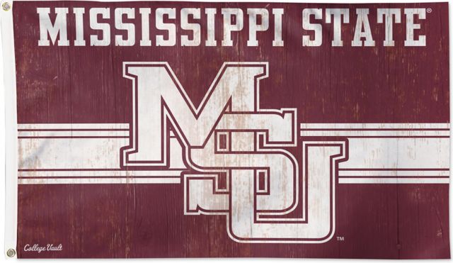 Mississippi State Bulldogs 3 x 5 Deluxe Flag