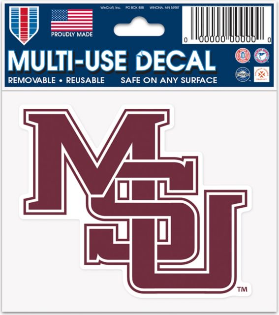 Mississippi State Bulldogs 3 x 5 Deluxe Flag 3.75'' x 5'' Decal