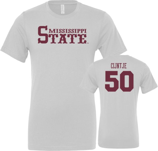 Mississippi State Bulldogs Baseball T-Shirt Jurrangelo Cijntje - 50