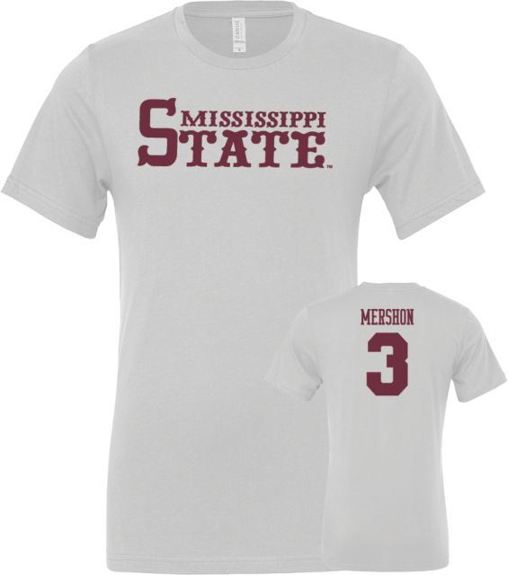 Mississippi State Bulldogs Baseball T-Shirt David Mershon - 3