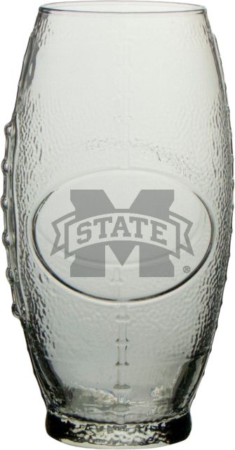 Mississippi State Bulldogs 23 oz. Bulldogs Football Glass