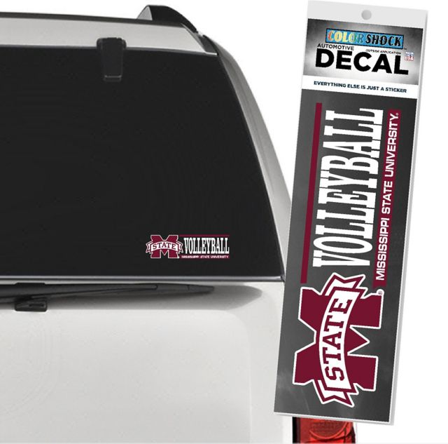 Mississippi State Bulldogs Volleyball Decal