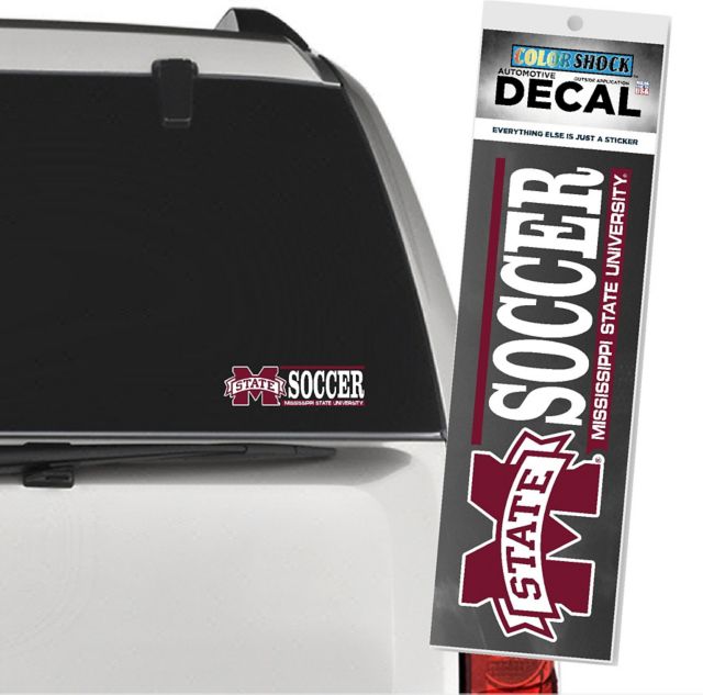 Mississippi State Bulldogs Soccer Decal