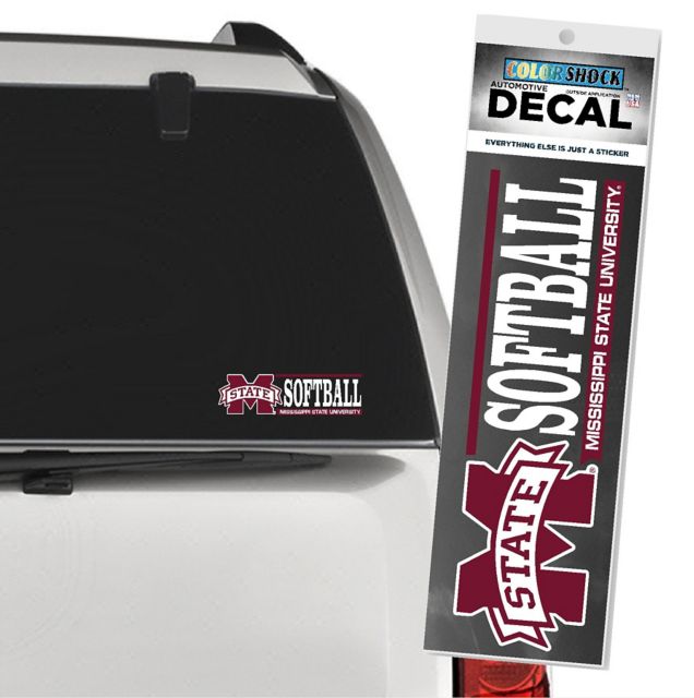 Mississippi State Bulldogs Softball Decal