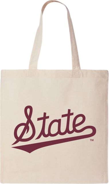 Mississippi State Bulldogs 15 x 16 Canvas Tote Bag