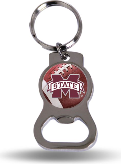 Mississippi State Bulldogs Football Bottle Opener Key Chain