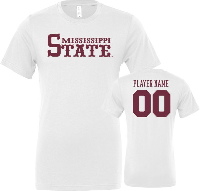 Mississippi State Bulldogs Baseball Player Name Short Sleeve T-Shirt - ONLINE ONLY