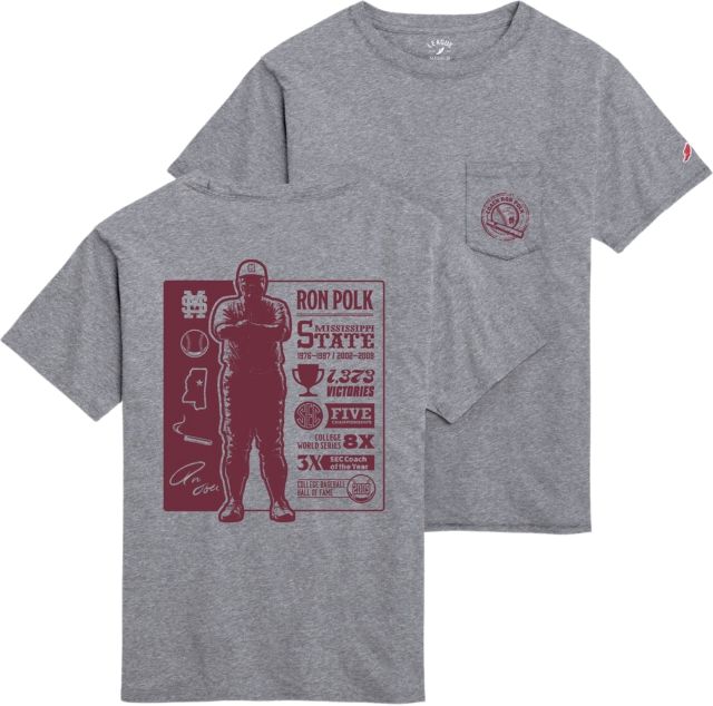 Mississippi State Bulldogs Ron Polk Short Sleeve T-Shirt