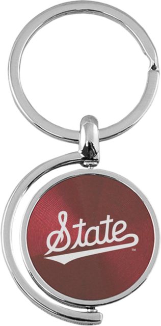 Mississippi State Bulldogs Spinner Key Tag