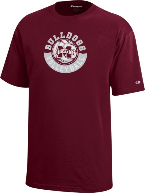 Mississippi State Bulldogs Youth Volleyball Short Sleeve T-Shirt