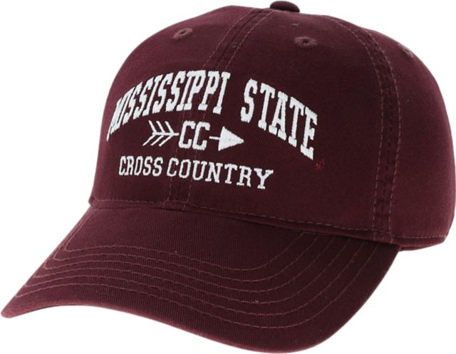 Mississippi State Bulldogs Cross Country Adjustable Relaxed Hat