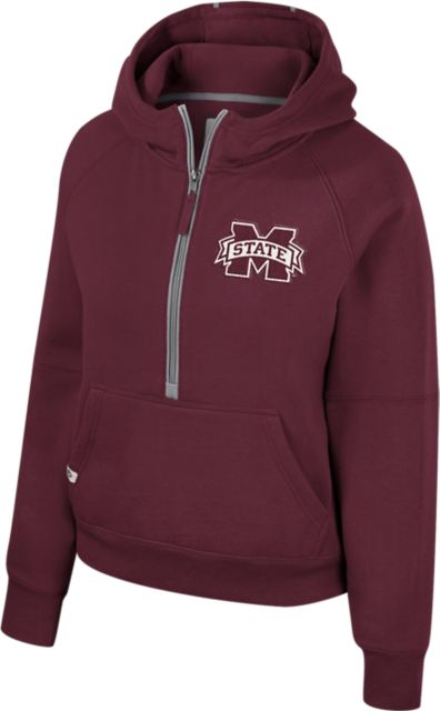 Mississippi State Bulldogs Women's 1/2 Zip Hoodie