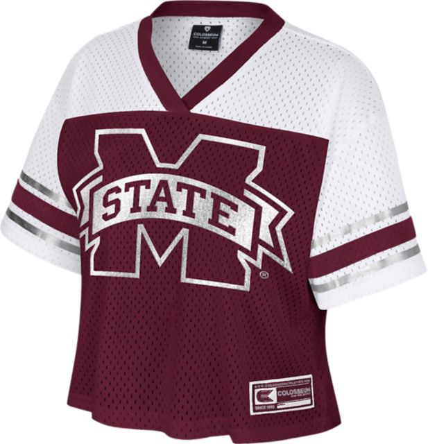 Mississippi State Bulldogs Women's Bling Football Jersey