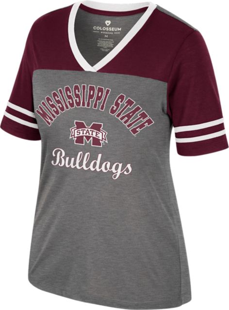 Mississippi State Bulldogs Women's V-Neck Short Sleeve T-Shirt
