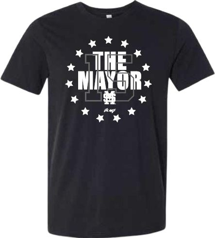 Mississippi State Bulldogs Baseball Mangum The Mayor #15 Short Sleeve T-Shirt 2XL