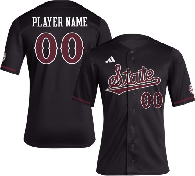 Mississippi State Bulldogs Baseball adidas Player Name Replica Jersey