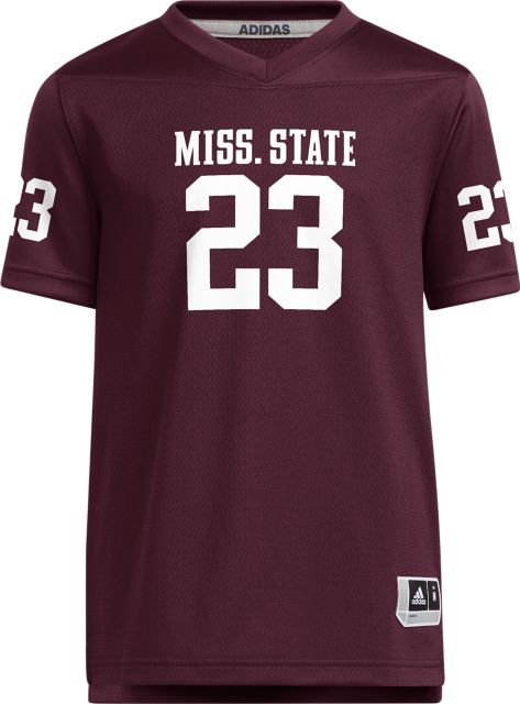 Men's adidas Maroon Mississippi State Bulldogs Replica V-Neck Baseball  Jersey