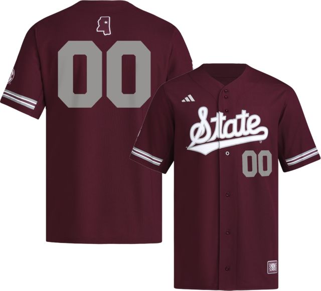 Mississippi State Bulldogs Baseball adidas Player Name Replica Jersey