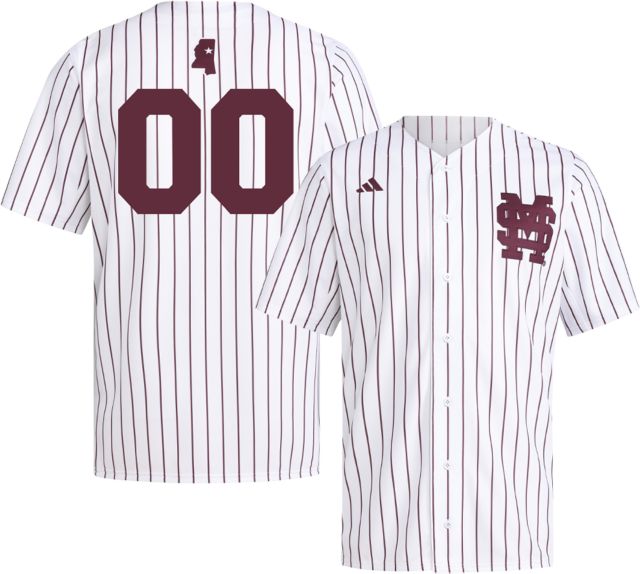 Mississippi State Bulldogs Baseball adidas Player Name Replica Jersey