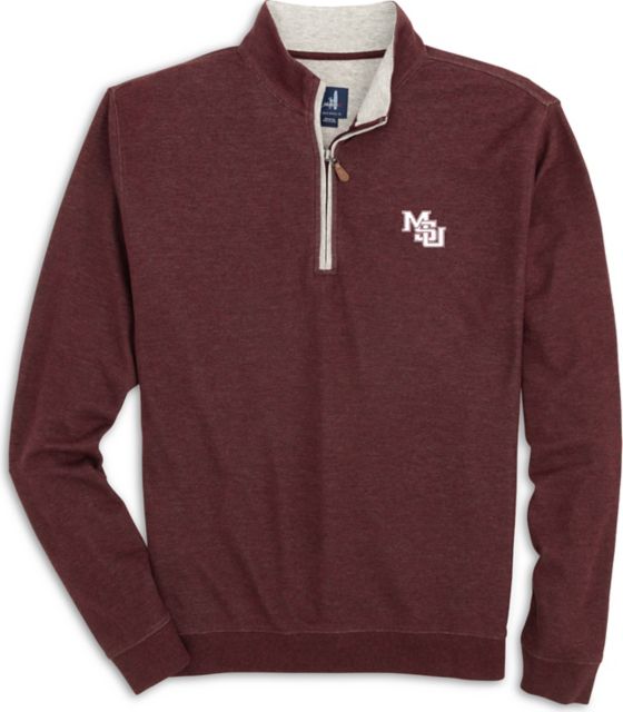 BP/MS COLLEGE LOGO ZIP フ―ディー Mississippi State Bulldogs Sully Quarter-Zip - Script Logo