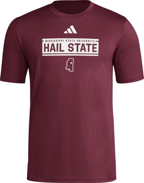 Mississippi State Bulldogs Pre-Game Locker Room Hail State Short Sleeve T-Shirt