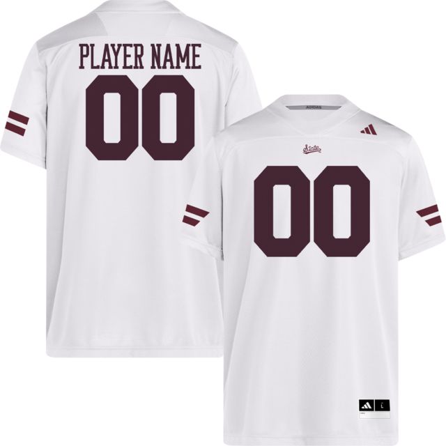 Mississippi State Bulldogs Football adidas Player Name Replica Jersey