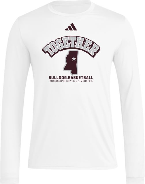 Mississippi State Bulldogs Basketball Together 2025 Bench Long Sleeve T-Shirt