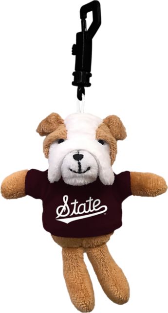 Mississippi State Bulldogs Plush Keychain
