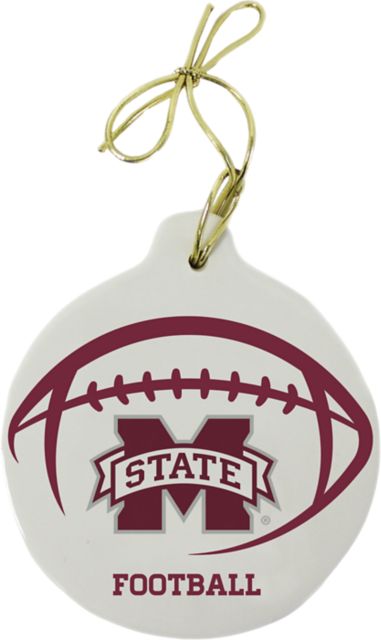 Mississippi State Bulldogs Football Stone Ornament