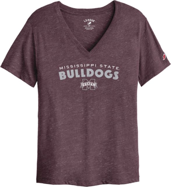 Mississippi State Bulldogs Women's V-Neck Short Sleeve T-Shirt