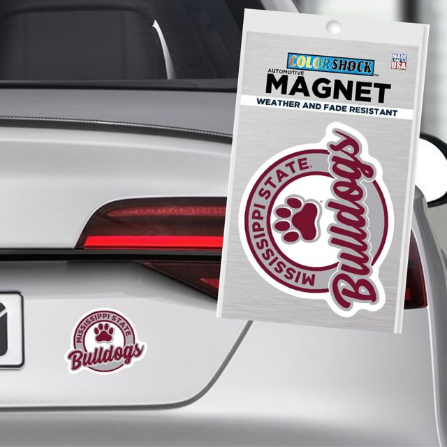 Mississippi State Bulldogs 4x4 Magnet