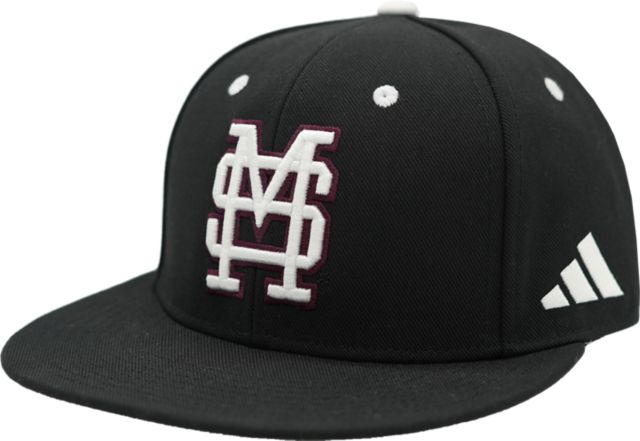 mississippi state adidas fitted baseball hat