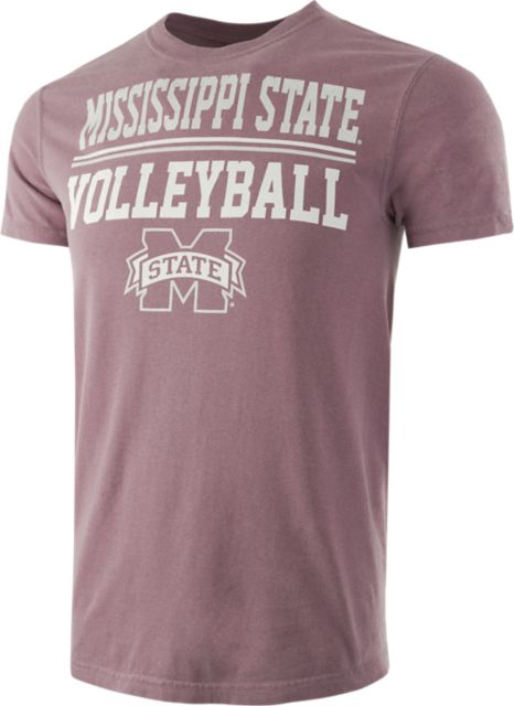 Mississippi State Bulldogs Type & Lines Volleyball Short Sleeve T-Shirt