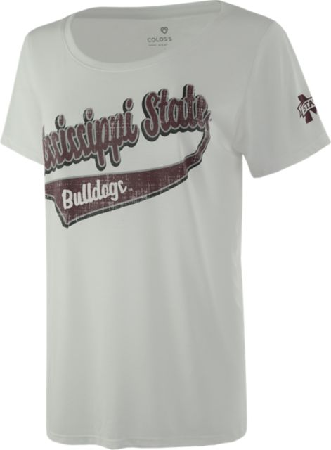 Mississippi State Bulldogs Down To the River Scoop Short Sleeve T-Shirt