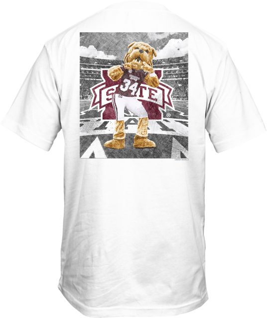 Mississippi State Bulldogs Football Mascot Short Sleeve T-Shirt
