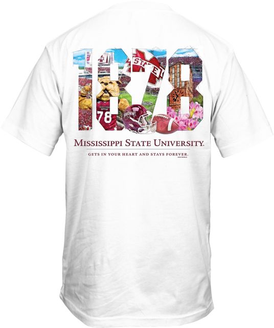 Mississippi State Bulldogs Painting Short Sleeve T-Shirt