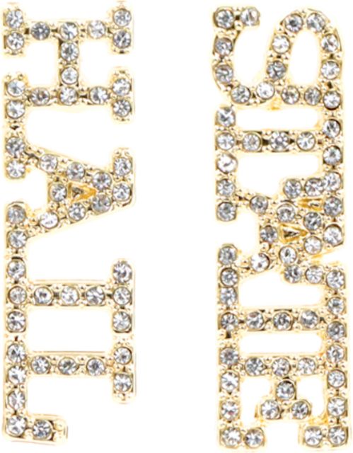 Mississippi State Bulldogs Pave Stud Earrings