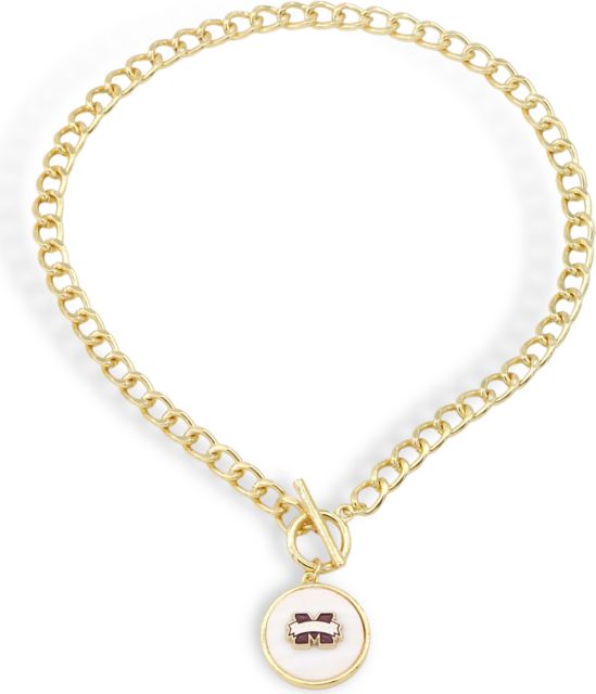Mississippi State Bulldogs Necklace