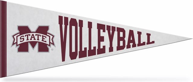Mississippi State Bulldogs Volleyball 12x30 Pennant