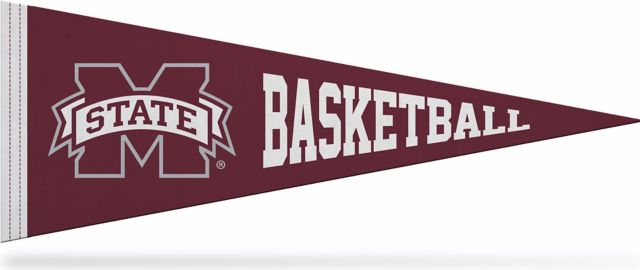 Mississippi State Bulldogs Basketball 9x24 Pennant