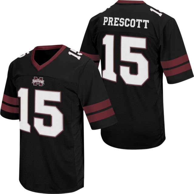 Mississippi State Bulldogs #15 Prescott Football Jersey
