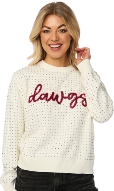 Mississippi State Bulldogs Women's Rhinestone Sweater