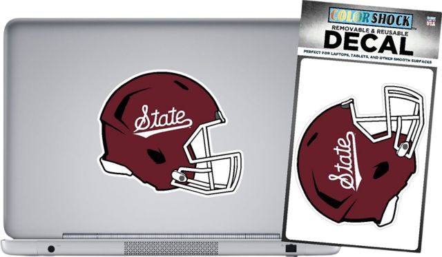 Mississippi State Bulldogs Removeable Helmet Decal