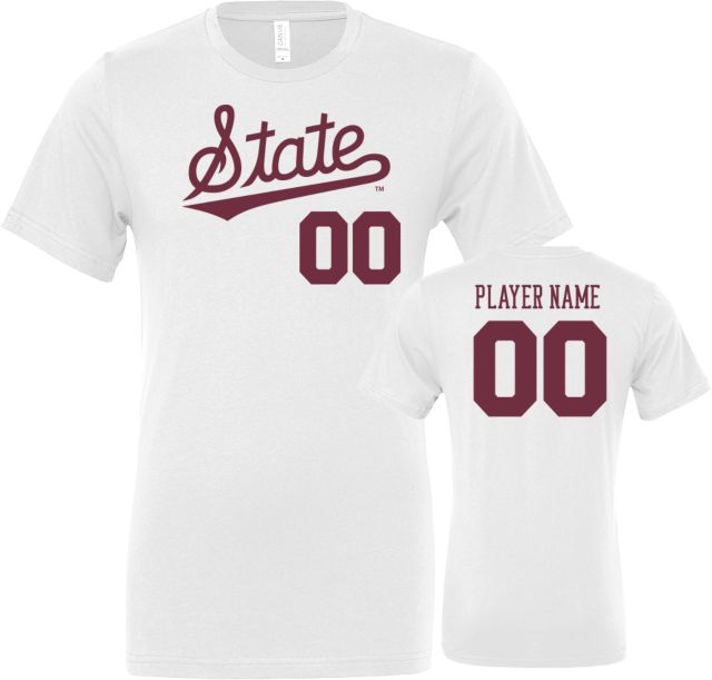 Mississippi State Bulldogs Softball Player Name Short Sleeve T-Shirt - ONLINE ONLY