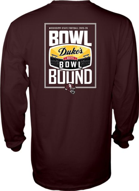 Mississippi State Bulldogs Football 2025 Duke's Mayo Bowl Bound Long Sleeve T-Shirt