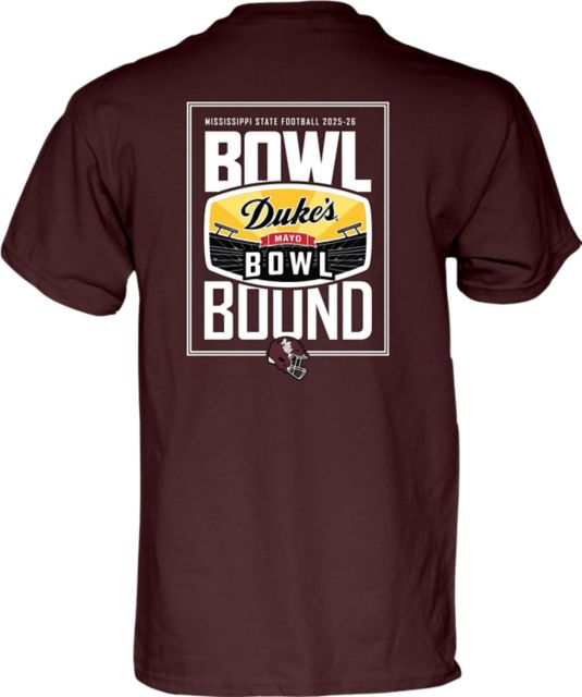 Mississippi State Bulldogs Football 2025 Duke's Mayo Bowl Bound Short Sleeve T-Shirt