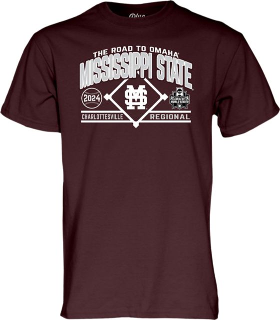 Mississippi State Baseball 2024 Road To Omaha Regionals T-Shirt