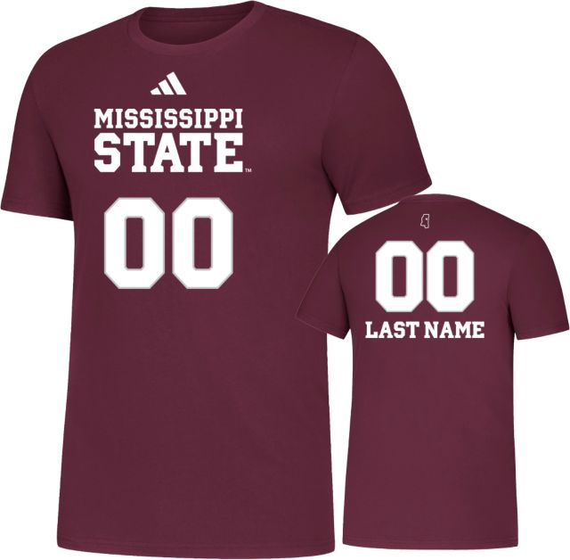 Mississippi State Bulldogs Women's Basketball Player Name Short Sleeve T-Shirt