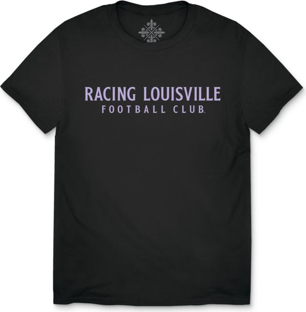 Women's Racing Louisville WEAR Cropped Black Hoodie