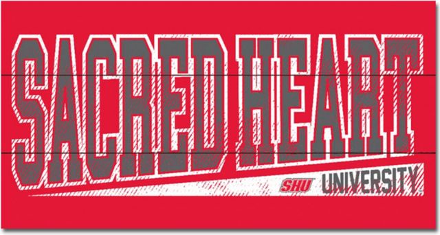 Sacred Heart University 11x20 Wood Plank Sign - ONLINE ONLY